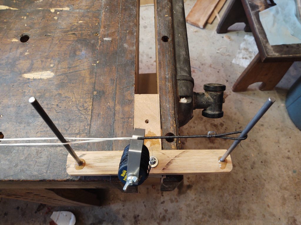 jig for making bow strings