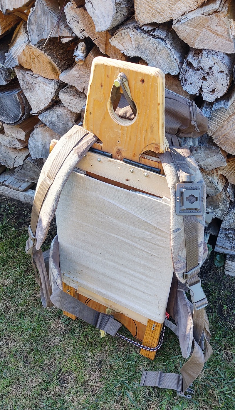 DIY Hunter's Pack Seat - Do It Yourself, Woodworking, Hunting, Outdoors.